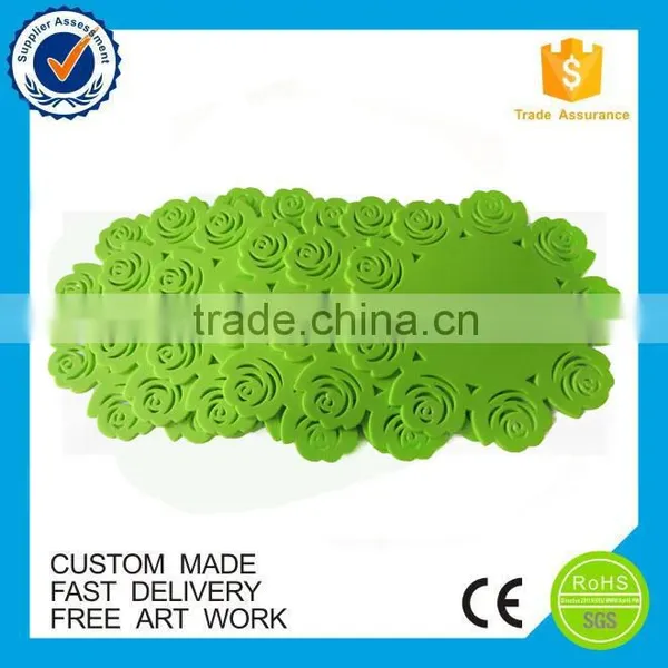 Top Quality Custom Print Logo Soft Pvc Coaster photo-5