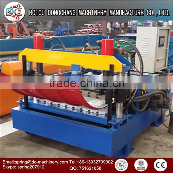 Arched Roof Building Curve Roof Metal Sheet Roll Forming Machine for Sale photo-3