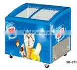 Econoic Series Freezer Curved Sliding Glass Door Chest Display Freezer photo-6