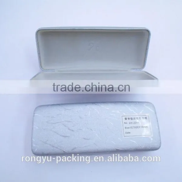 Hard Shell Aluminum Reading PU Leather Glasses Case photo-4