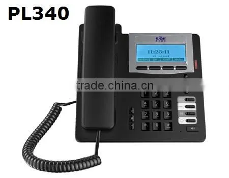 2015 Koontech Basic Voip Phone PL300 With POE SIP Phone Gateway Office IP Phone photo-4
