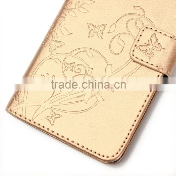 Factory Price Embrossing Leather PU Phone Case for Wiko Rainbow up 4g,lite 4g photo-2