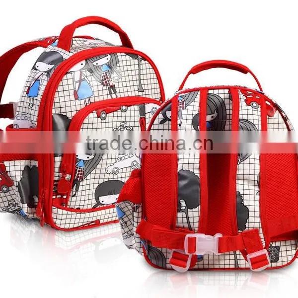 Cute Polyester Full Printing Kids Travel Trolley School Bag photo-5