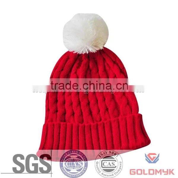 Custom Winter Hats With Ball on Top photo-5