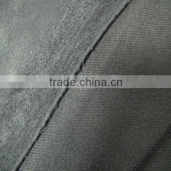 100% Polyester Knitted Suede Fabric