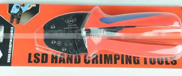 CE ROHS Experience Production 10years LSDgood Qutails Pliers Non-insulated Open Plug-type Connector S-0125B Hand Crimping Tools photo-2