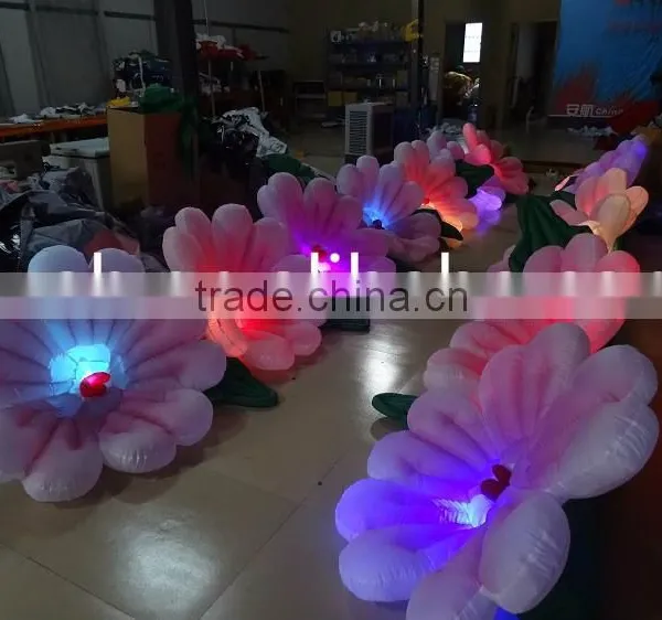 Lighted Inflatable Flowers for Decoration photo-4