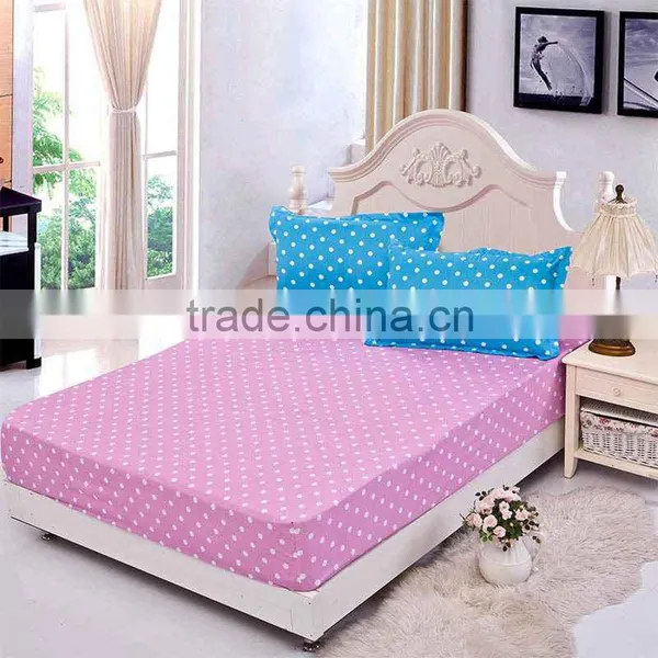 Factory Price Luxury Polyester King Size Waterproof Single Bed Fitted Sheet photo-6