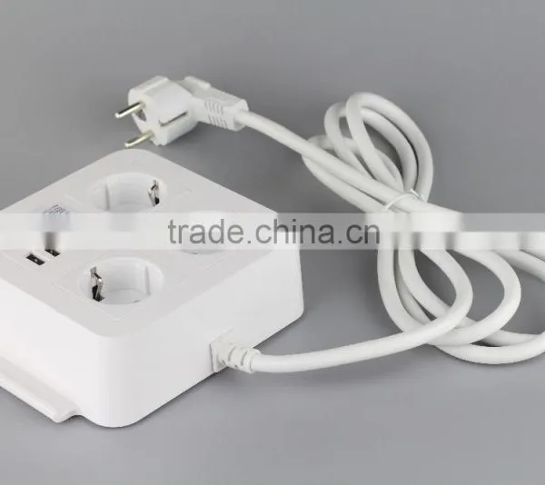 High Speed Charging 5V 8A France Korea Type Outlets With 4 Usb Port photo-3