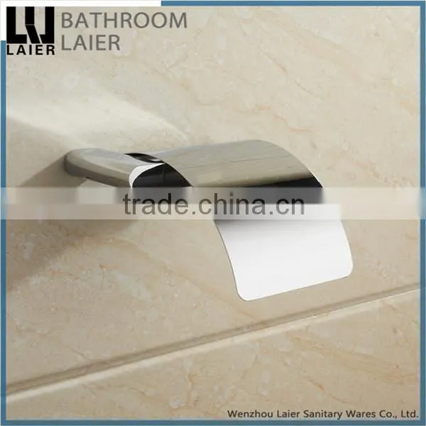 Promotional China Manufacture Zinc Alloy Chrome Finishing Bathroom Sanitary Items Wall Mounted Toilet Paper Holder photo-4