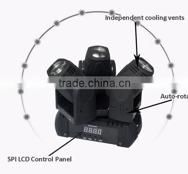 LED RGBW Three Head Light/ Beam Moving Head Light/ Washer Factory Price photo-5