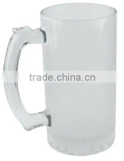 16oz Frosted Sublimation Beer Glass Mug for Sublimation Printing photo-2