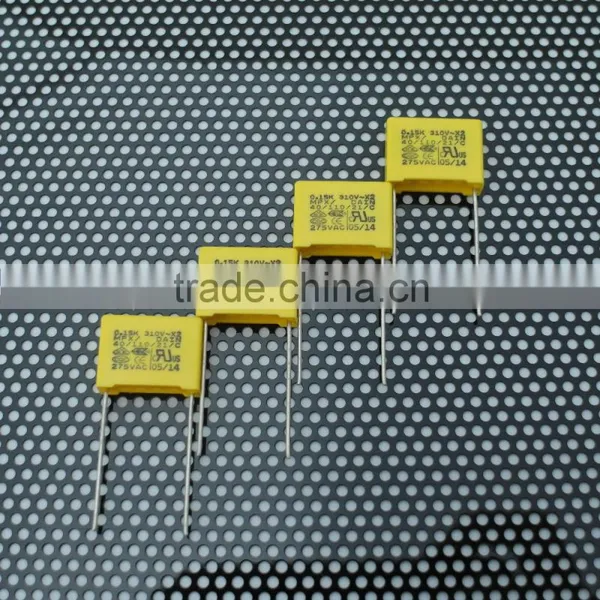 Good Safety Interference Suppression 275v Class x2 Pitch 15mm Capacitor 0.22uf photo-2