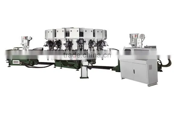 Rotary Type Automatic Two Color Soles Jointing & Ejecting Moulding Machine