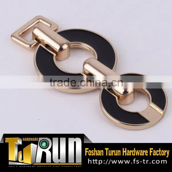 Sliding Adjuster Nickle-looking Simple Gold Buckel Ornament photo-3