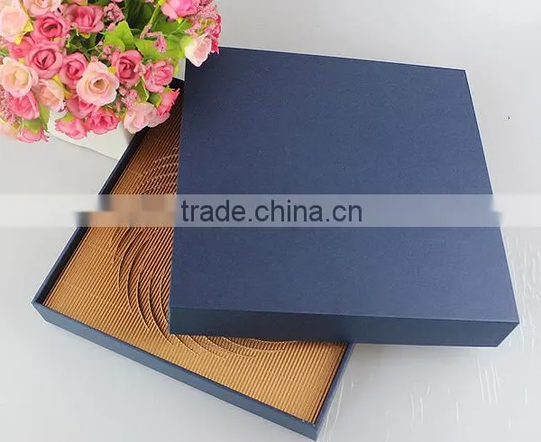 Chinese Factories Wholesale Custom Tea Caddy, Fashion Beautiful Gift Boxes, Dark Blue Storage Box photo-2