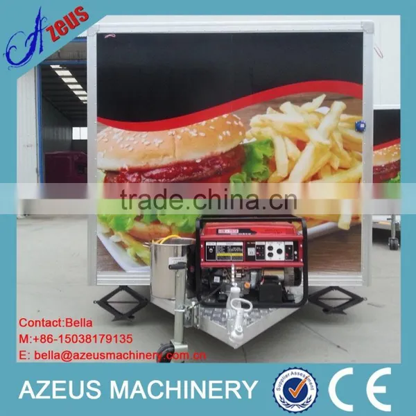 Small Size Mobile Kebab Van With Big Wheels photo-4