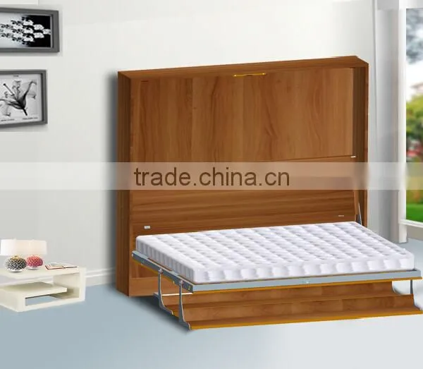 Foldable Wall Bed Mechanism Wall Mounted Type Bed Hardware With Desk