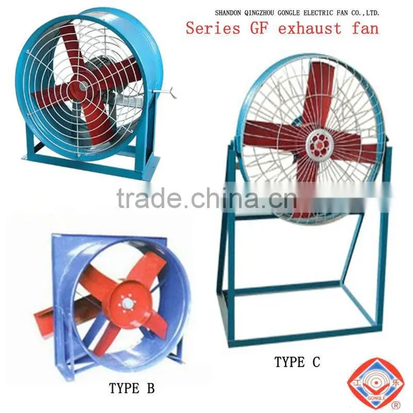 High Efficiency Free-standing Axial Air Exhaust Fan/axial Flow Fan/air Extractor for Workshops photo-2