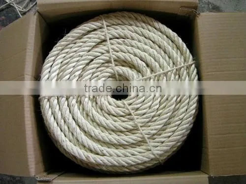3-strand Natural Fiber Sasal/sisal Rope Helicopter Anti Slip Network photo-3