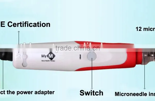 Derma Micro Needle Derma Rolling System Type Newest Electric Derma 1.0mm Roller / Derma Electric Pen Factory Price Titanium Microneedle Derma Roller photo-6