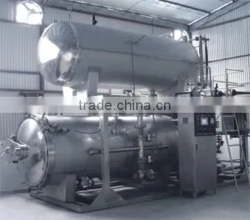 Water Immersion Rotary Retort Autoclave for Sauce in Glass Jar Autoclave Retort