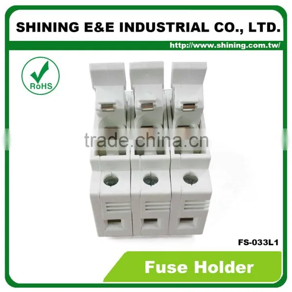 FS-033L1 Embedded Indicator 110V 32A 3 Pole RT18-32 Ceramic Fuse Holder photo-4