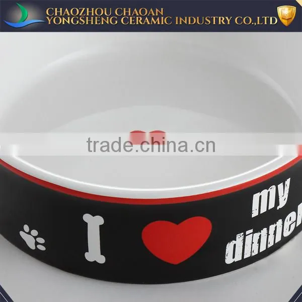 New Design Dog Accessories With Printing Ceramic Pet Bowls for Wholesale photo-2