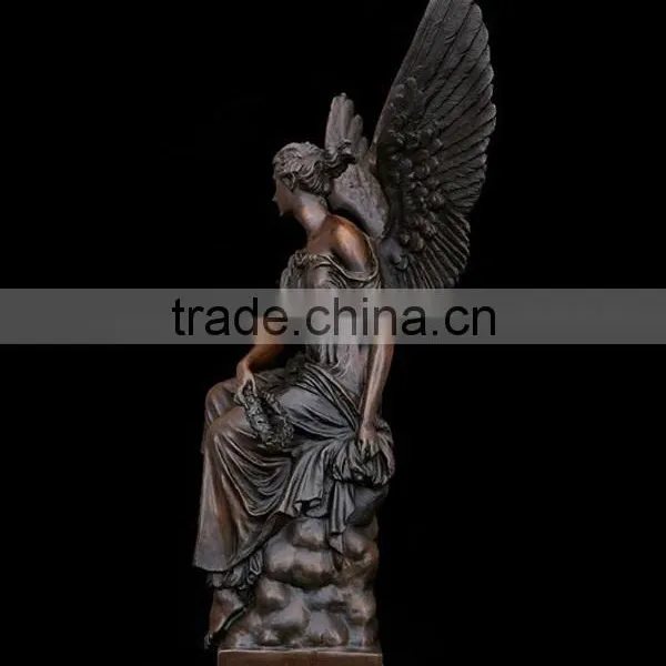 Ourdoor Decorative Bronze Angel Sculpture photo-2