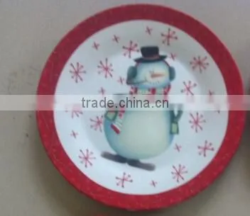 Decorative Ceramic Kids Christmas Plates Cheap photo-5