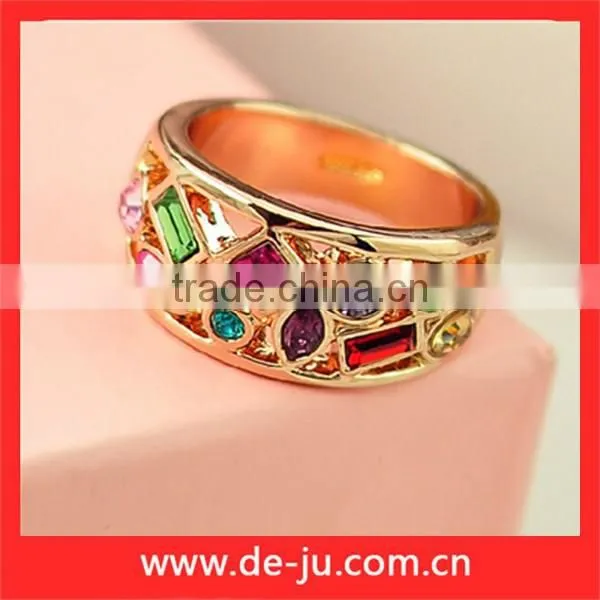 Made In China New Design Charm Colorful Crystal Ring photo-3