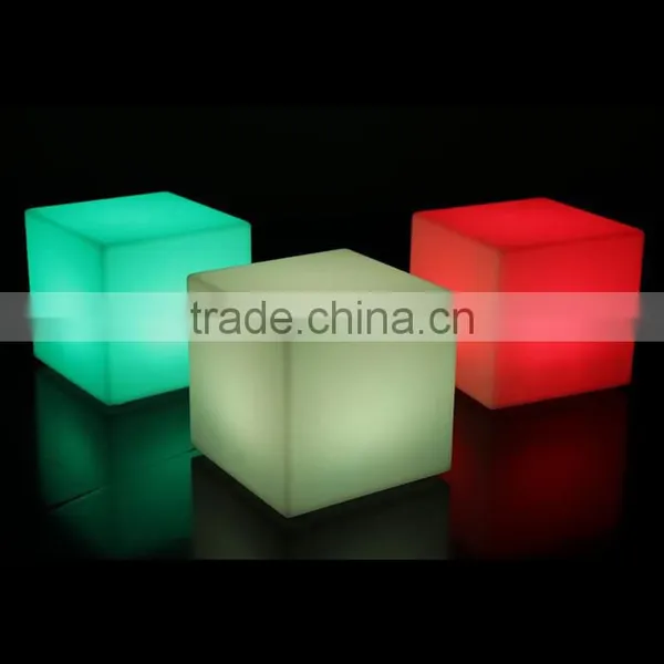 LED Illuminated RGB LED Cube Light With Remote Control Waterproof Outdoor Use photo-6
