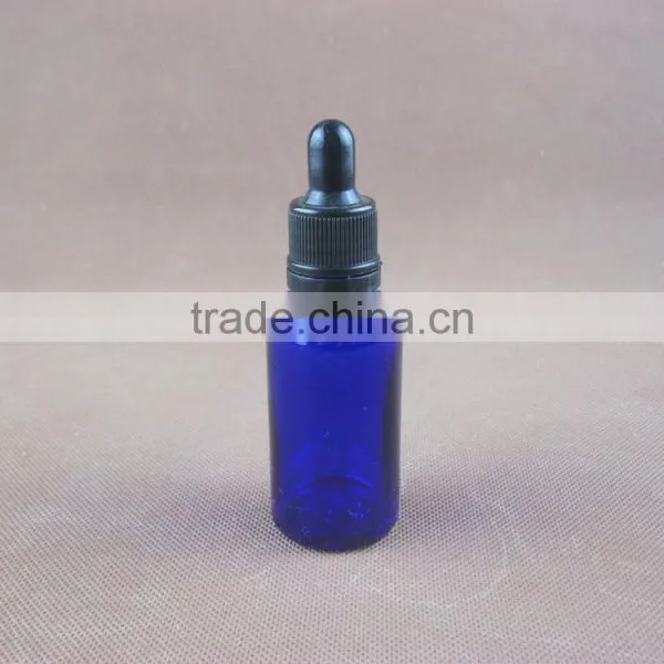 Essential Oil Bottle Glass Blue Perfume Bottle photo-2