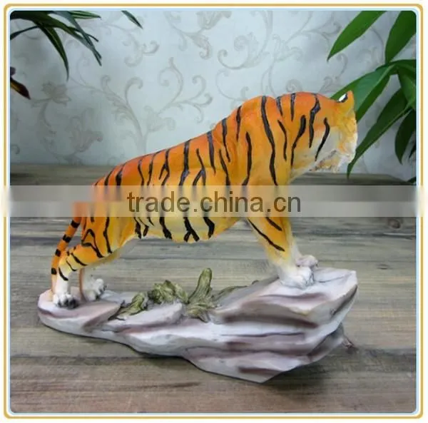 Customized Garden Decoration Life Like Wild Animal Tiger Sculpture photo-4