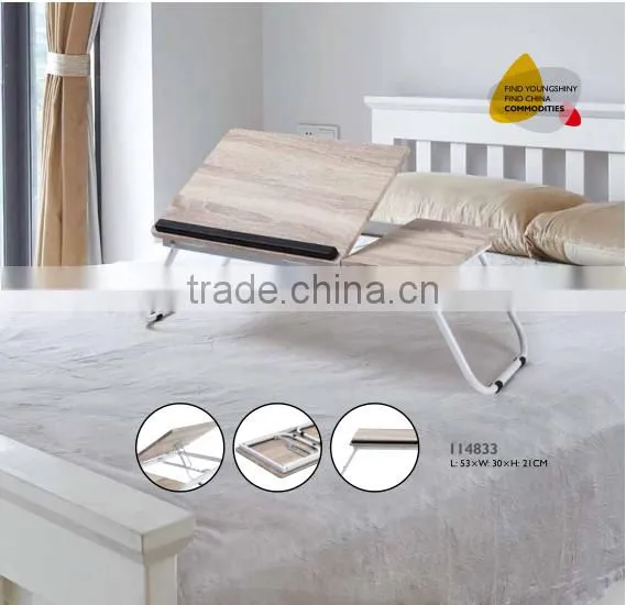 Foldable Adjustable Lap Desk, Recliner Bamboo Laptop Desk as Seen on tv
