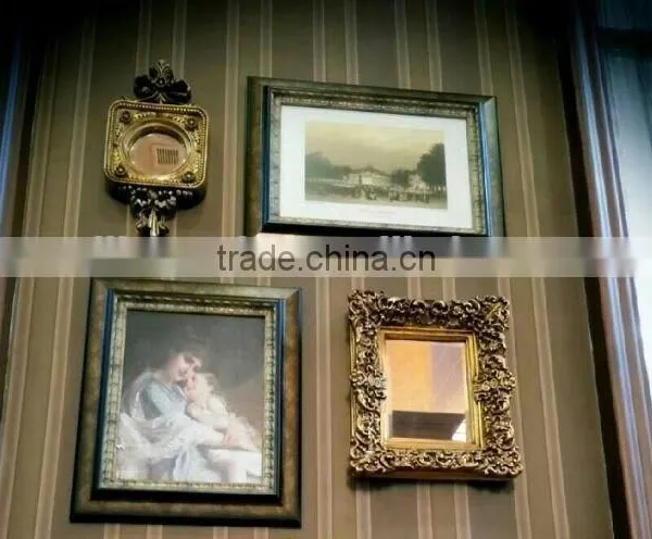 Antique Style Small Size Decorative Framed Mirror photo-3
