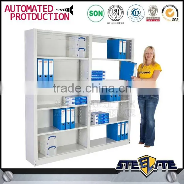 New Design Used Library Furniture Open Steel Bookshelf Price photo-3