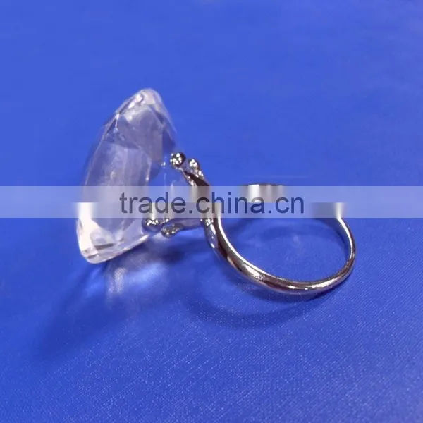 Acrylic Crystal Diamond Wedding Napkin Ring Decorative photo-2