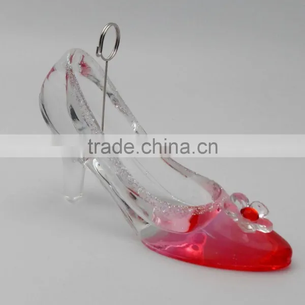 New Items Acrylic Crystal Shoes Wedding Gift Decorations for European photo-4