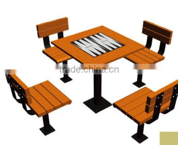 (HD-19502) Restaurant Table and Bench Picnic Table and Chairs photo-4