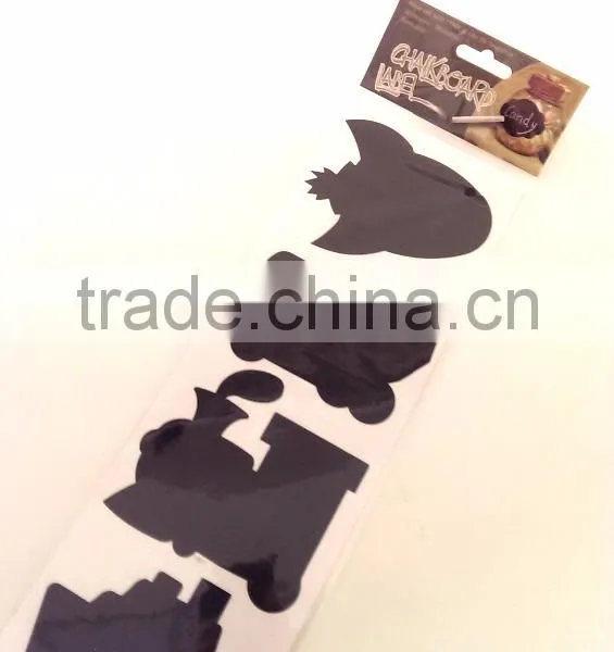 2016 Hot Selling Rewritten Decorative Chalkboard Label for Glass Bottle, Chalkboard Label Sticker With Boat, Train Design photo-4