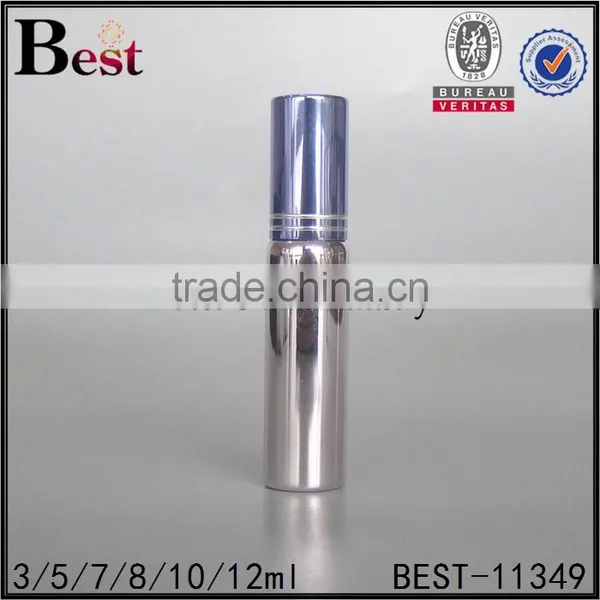 8ml 10ml 12ml Cosmetic Perfume Spray Bottle Silver Color Perfume Spray Bottle Round Shape Refill Perfume Atomizer Spray Bottle photo-2