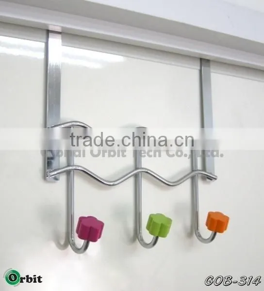 Home Products High Quality Bathroom Over Door Metal Hanger photo-3