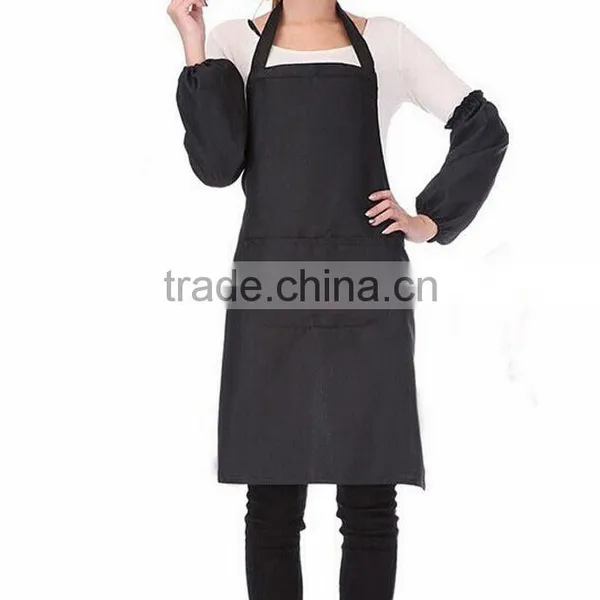 New Fashion Women Apron Kitchen Restaurant Bib Cooking Aprons With Pockets photo-4