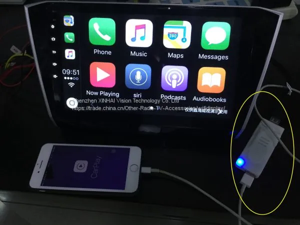 Carplay USB Dongle With Android Navigation Touch Screen DVD System Car Support Ios Phone photo-3