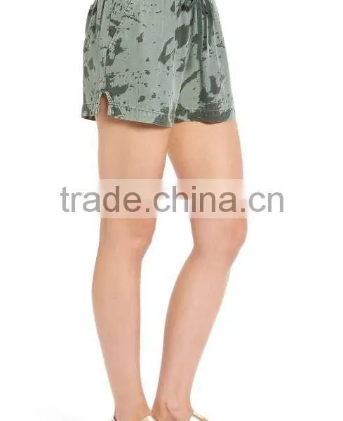 MGOO Factory Supplied Latest Design Women Shorts Custom Print Joggers Gym Wear Sporty Laid-back Pants photo-3