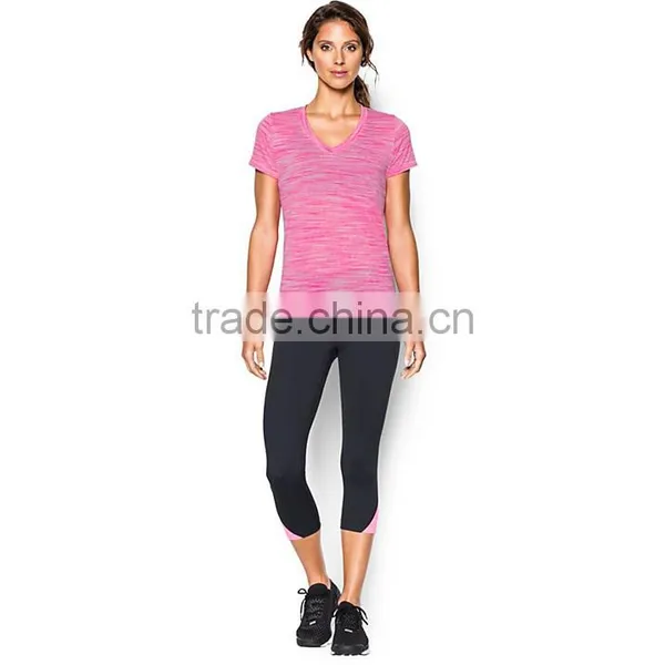 Custom Brand Gym t Shirts Tri-blend Dry-fit Sports t Shirt Wholesale China photo-3