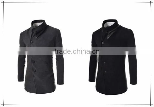 2016 Winter New Design Military Wool Trench Coat photo-2
