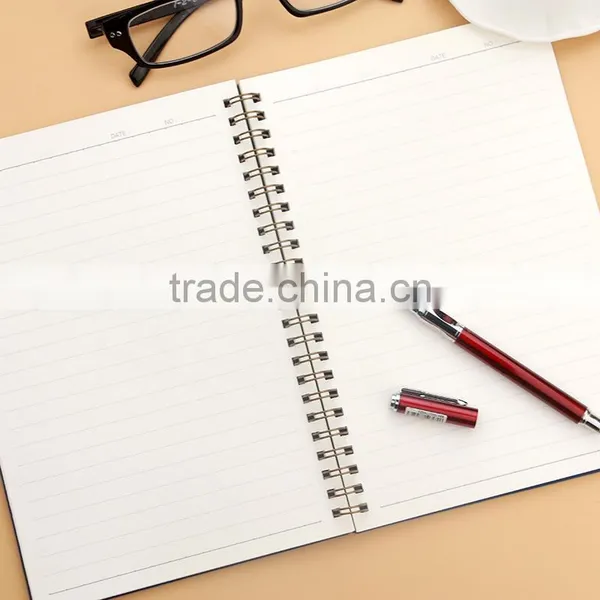 A4 PP Cover Planner Customizable Spiral Notebook Cheap Student Notebook photo-3