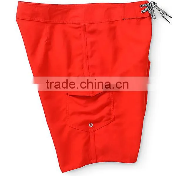 2016 Fashion Light Weight Custom Waterproof Side Posckets Surf Shorts Drawstring photo-4